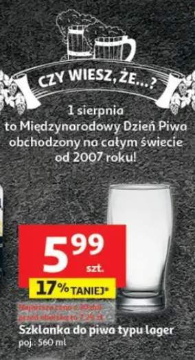 szklanka do piwa
