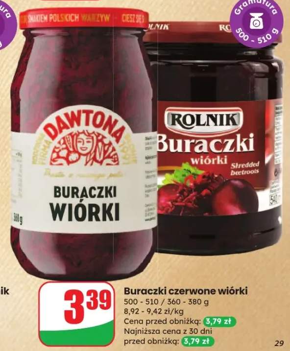 buraczki wiórki