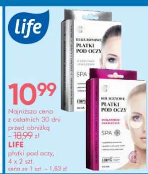 płatki pod oczy