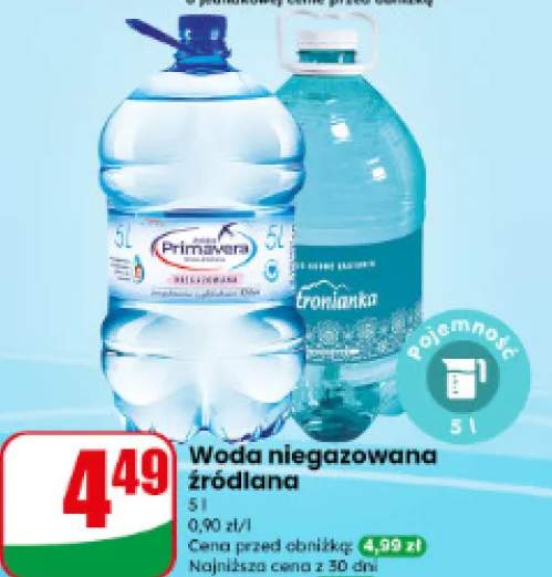 woda niegazowana