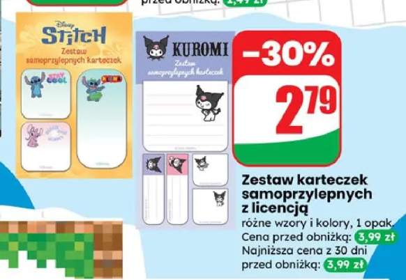 karteczki samoprzylepne