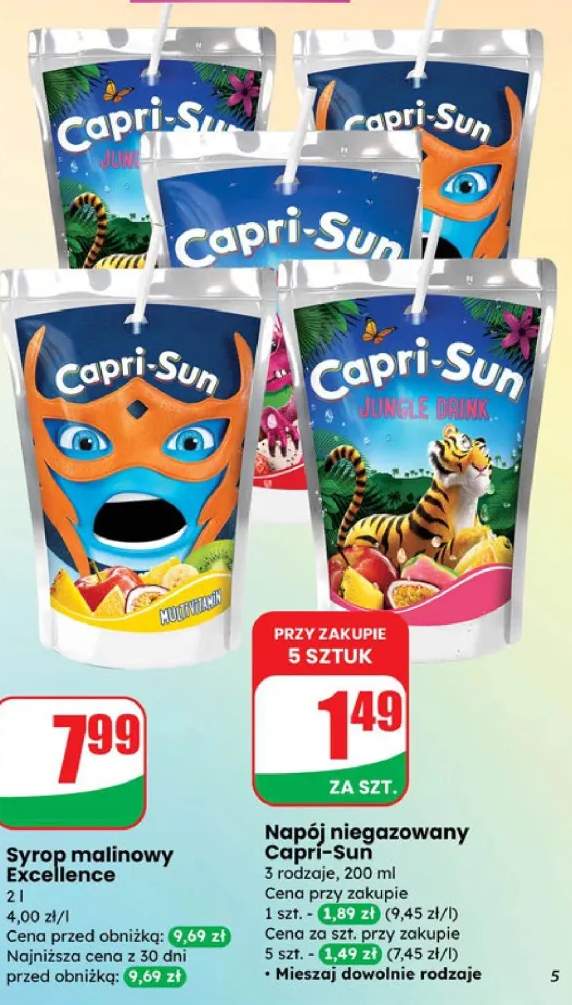napój niegazowany