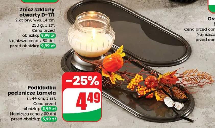 podkładka pod znicz