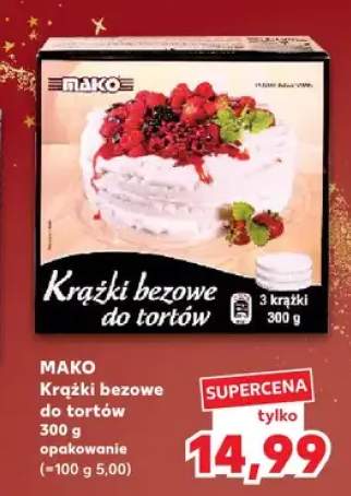 krążki bezowe do tortów