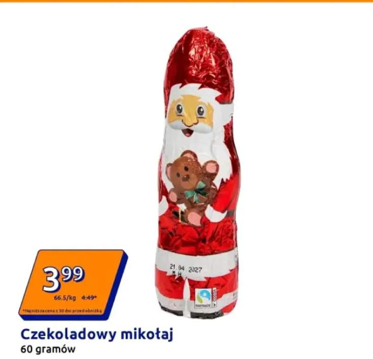 mikołaj z czekolady