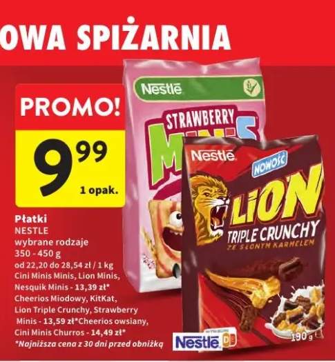 płatki śniadaniowe