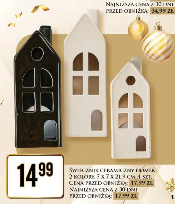 świecznik ceramiczny