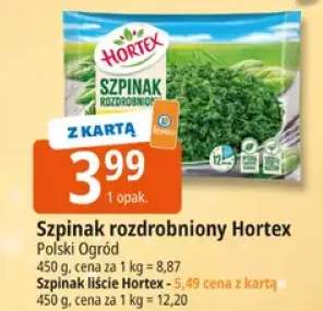 szpinak mrożony