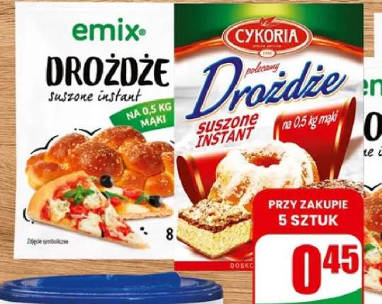drożdże instant