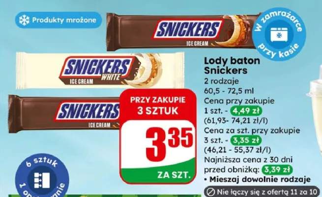 Lody baton różne rodzaje