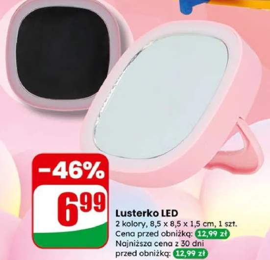 Lusterko LED 2 kolory