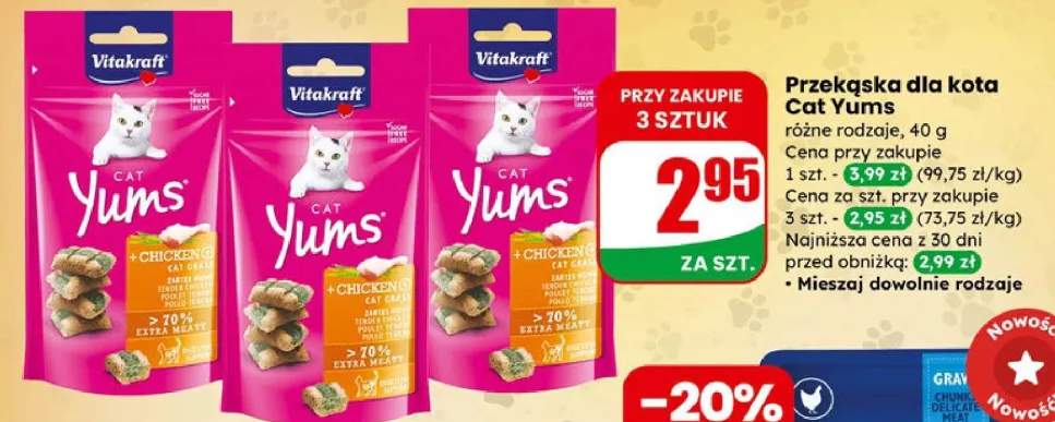 Przekąska dla kota Cat Yums