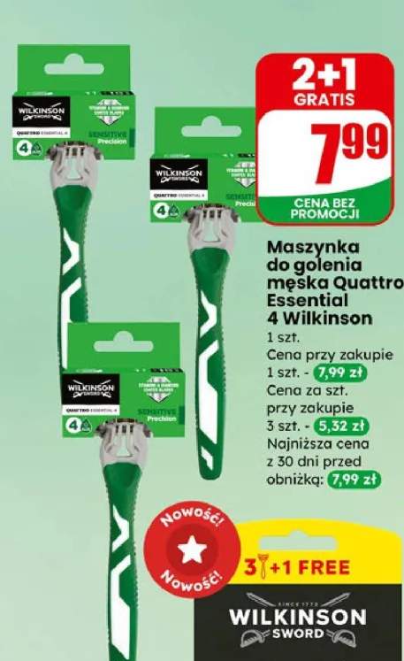 Maszynka do golenia męska Essential 4 Wilkinson