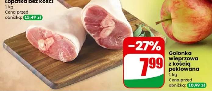 Golonka wieprzowa z kością peklowana