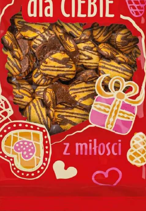 Ciastka słodka pokusa serca