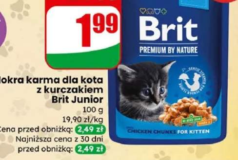 Mokra karma dla kota z kurczakiem Junior