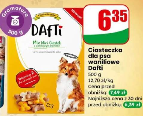 Ciasteczka dla psa waniliowe