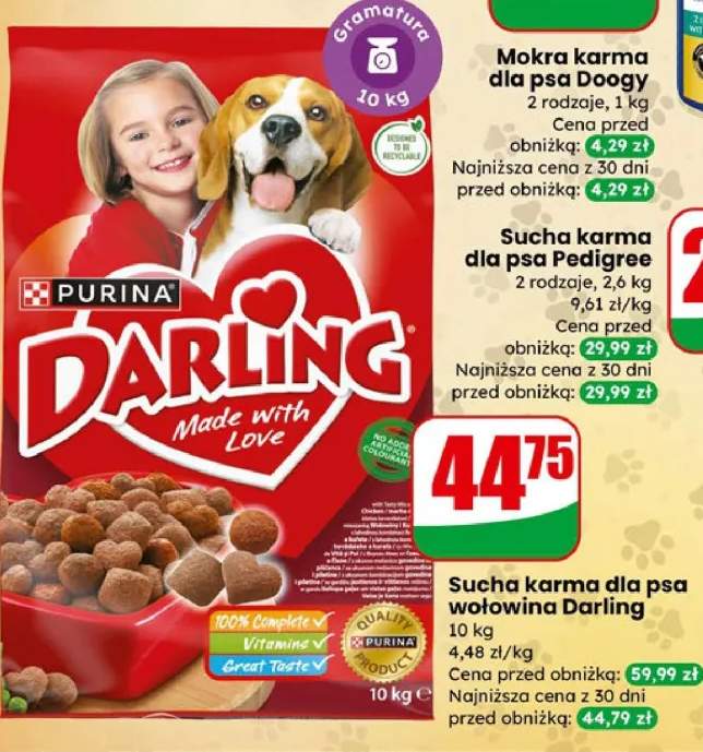 Sucha karma dla psa wołowina