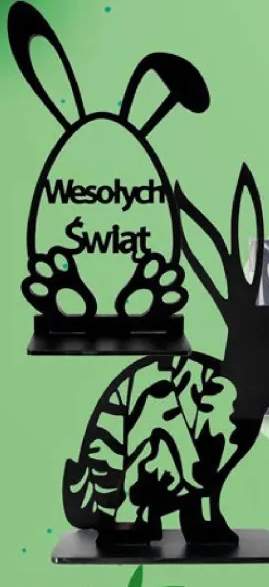 Dekoracja akrylowa zając