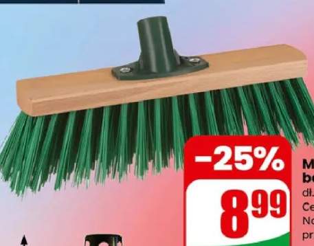 Miotła gospodarcza bez trzonka