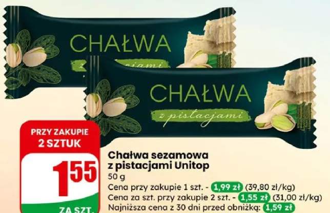 Chałwa sezamowa z pistacjami