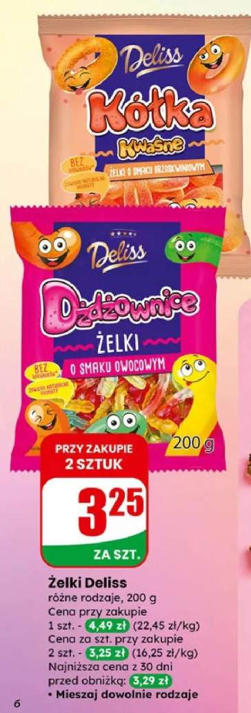 Żelki różne rodzaje