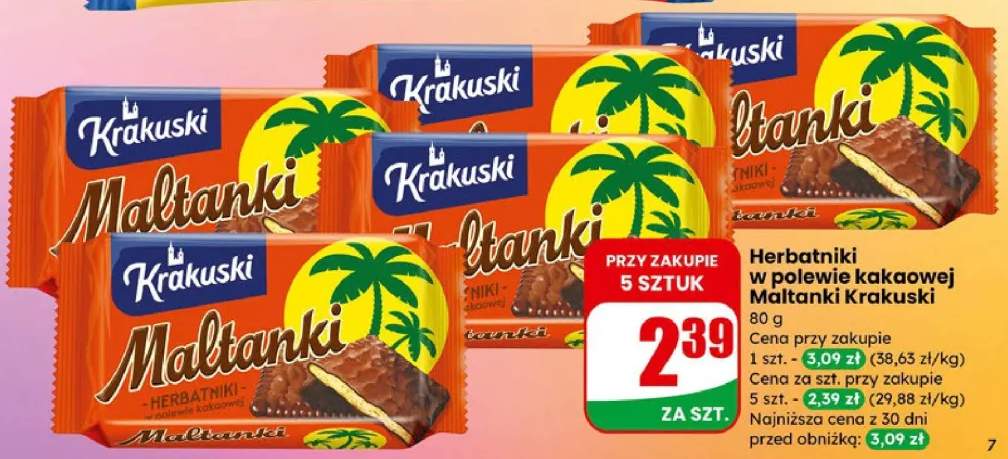 Herbatniki w polewie kakaowej Maltanki