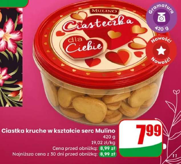 Ciastka kruche w kształcie serc