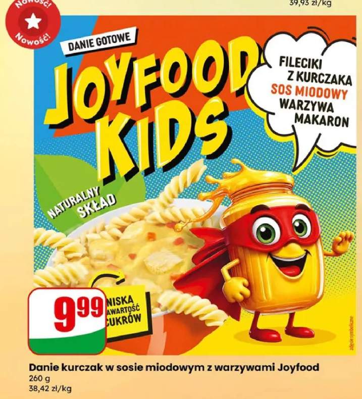 Danie kurczak w sosie miodowym z warzywami