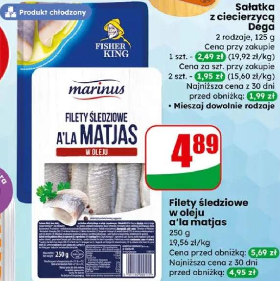 Filety śledziowe a'la matjas w oleju