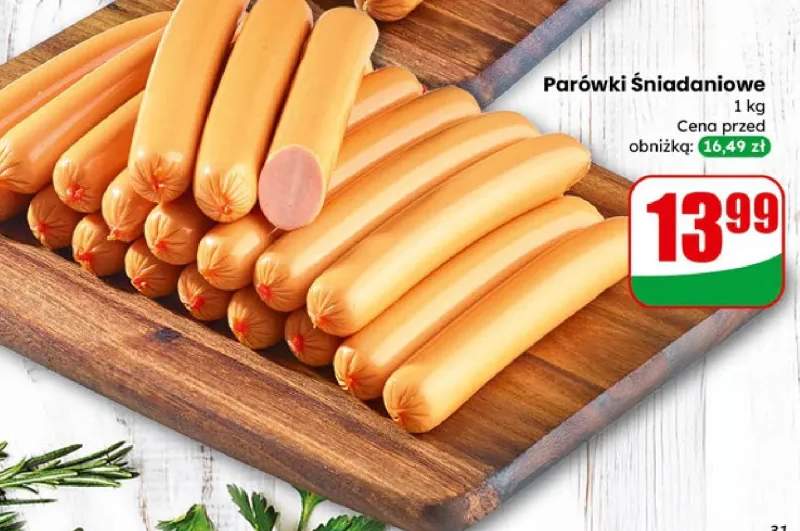 Parówki śniadaniowe