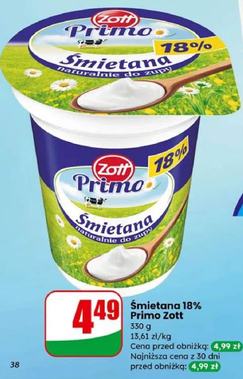 Śmietana 18% Primo