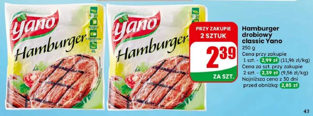 Hamburger drobiowy classic