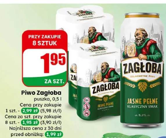 Piwo Zagłoba puszka