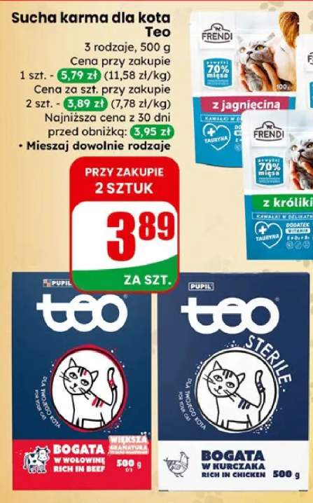 Sucha karma dla kota