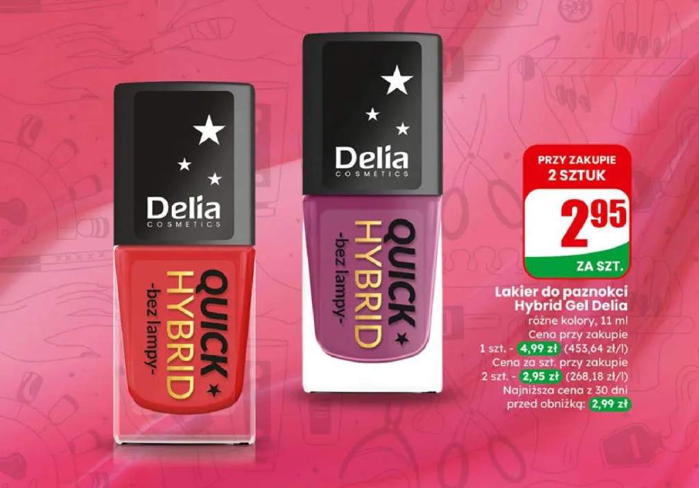 Lakier do paznokci Hybrid Gel różne kolory