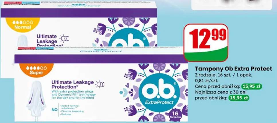Tampony Ob Extra Protect
