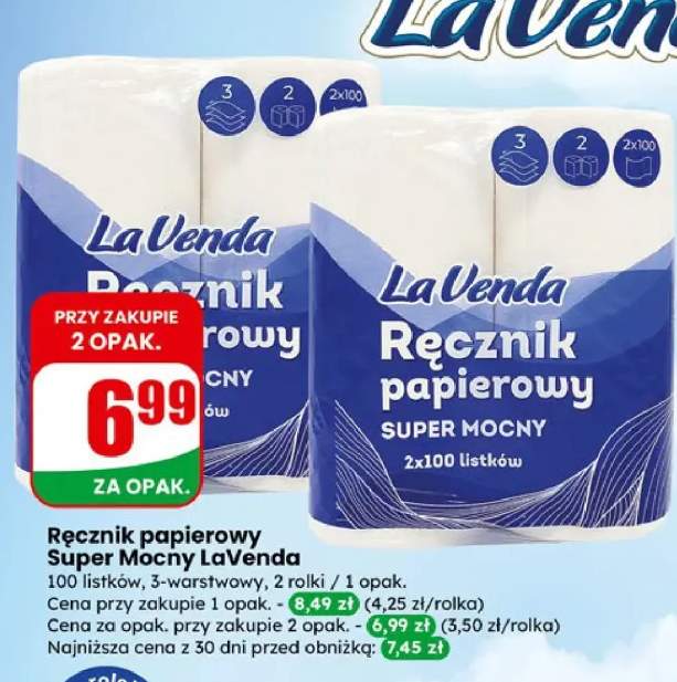 Ręcznik papierowy Super Mocny LaVenda