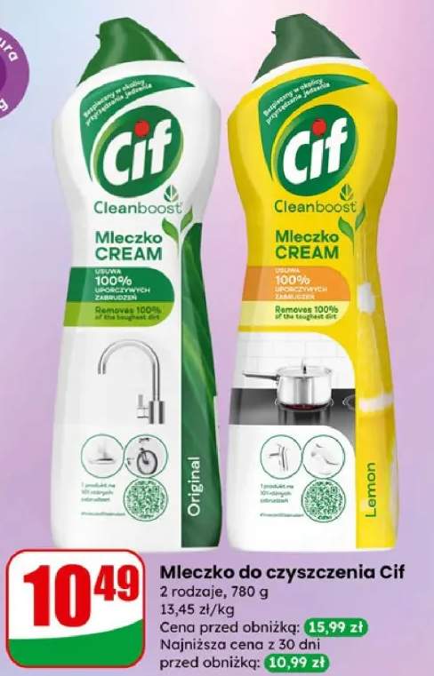 Mleczko do czyszczenia