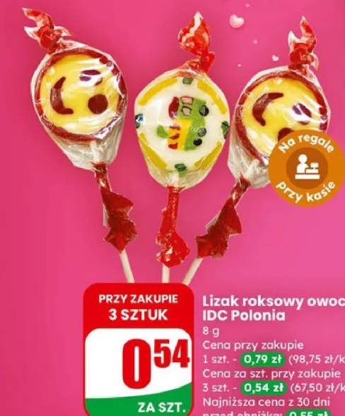 Lizak roksowy owocowy