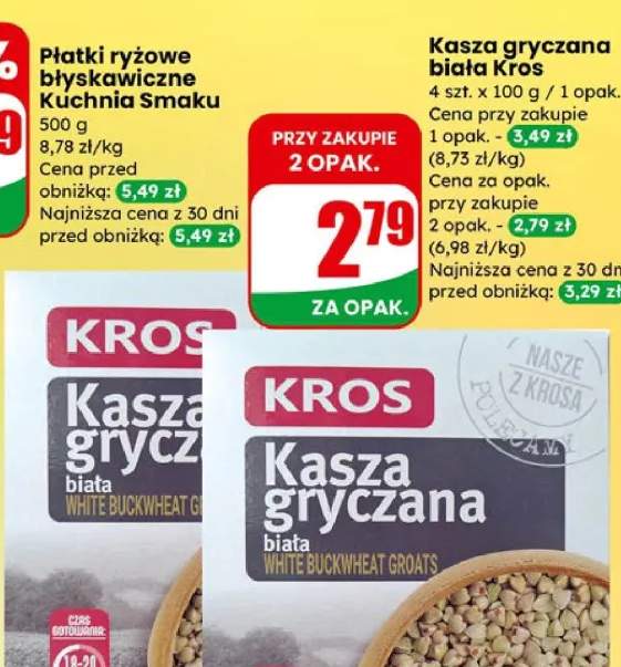 Kasza gryczana biała