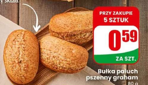 Bułka paluch pszenny graham