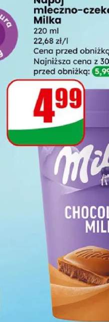 Napój mleczno-czekoladowy Milka