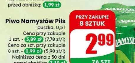 Piwo Namysłów Pils puszka