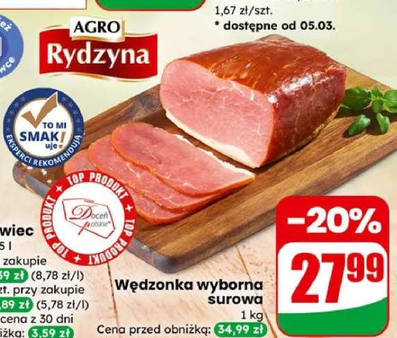 Wędzonka wyborna surowa