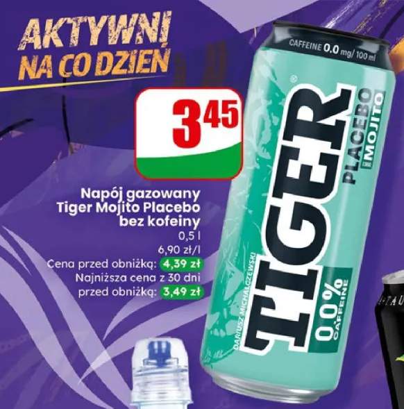 Napój gazowany Tiger Mojito Placebo bez kofeiny