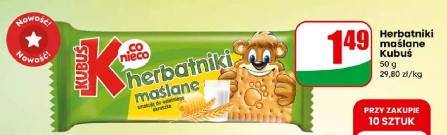 Herbatniki maślane Kubuś