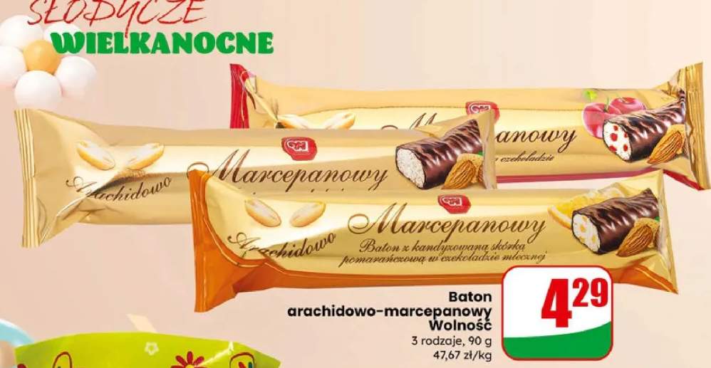 Baton arachidowo-marcepanowy Wolność