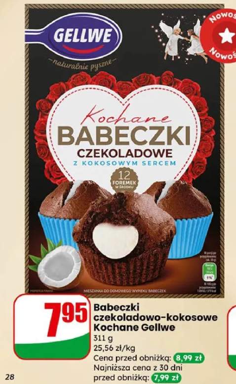 Babeczki czekoladowo-kokosowe kochane