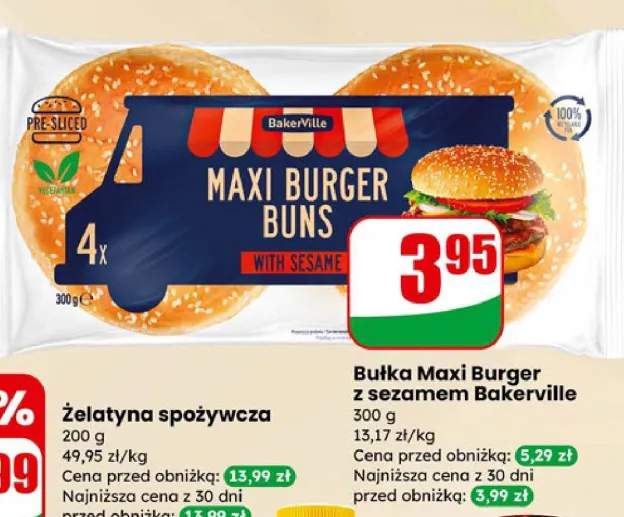 Bułka maxi burger z sezamem